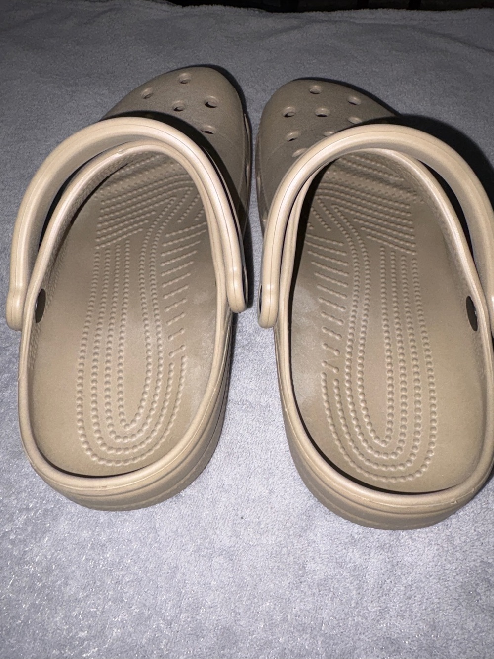CROCS Women’s Classic Crocs in Beige Tan - Picture 3 of 5